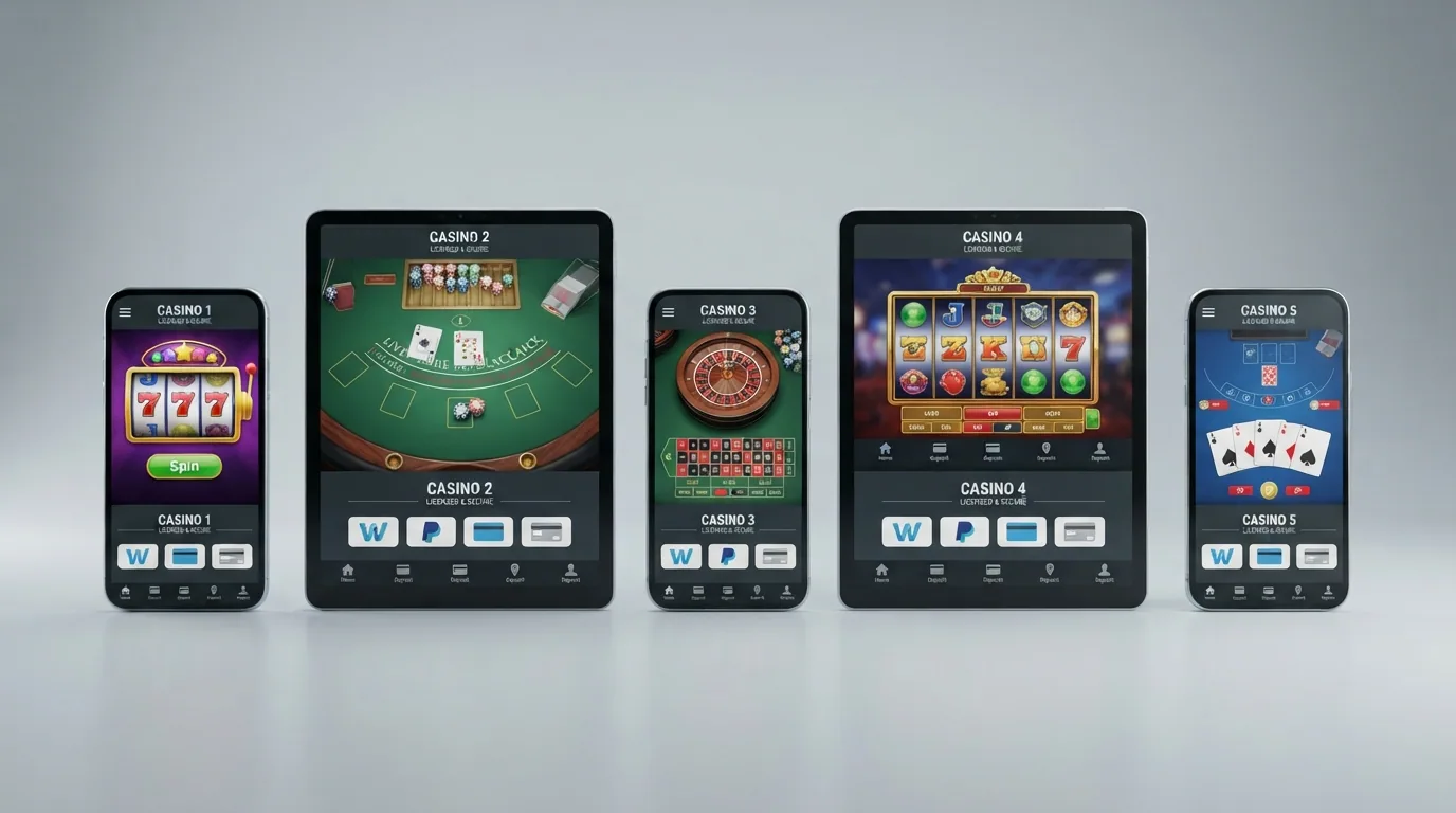 Übersicht der zehn geprüften Schweizer Online-Casinos mit Neteller-Akzeptanz