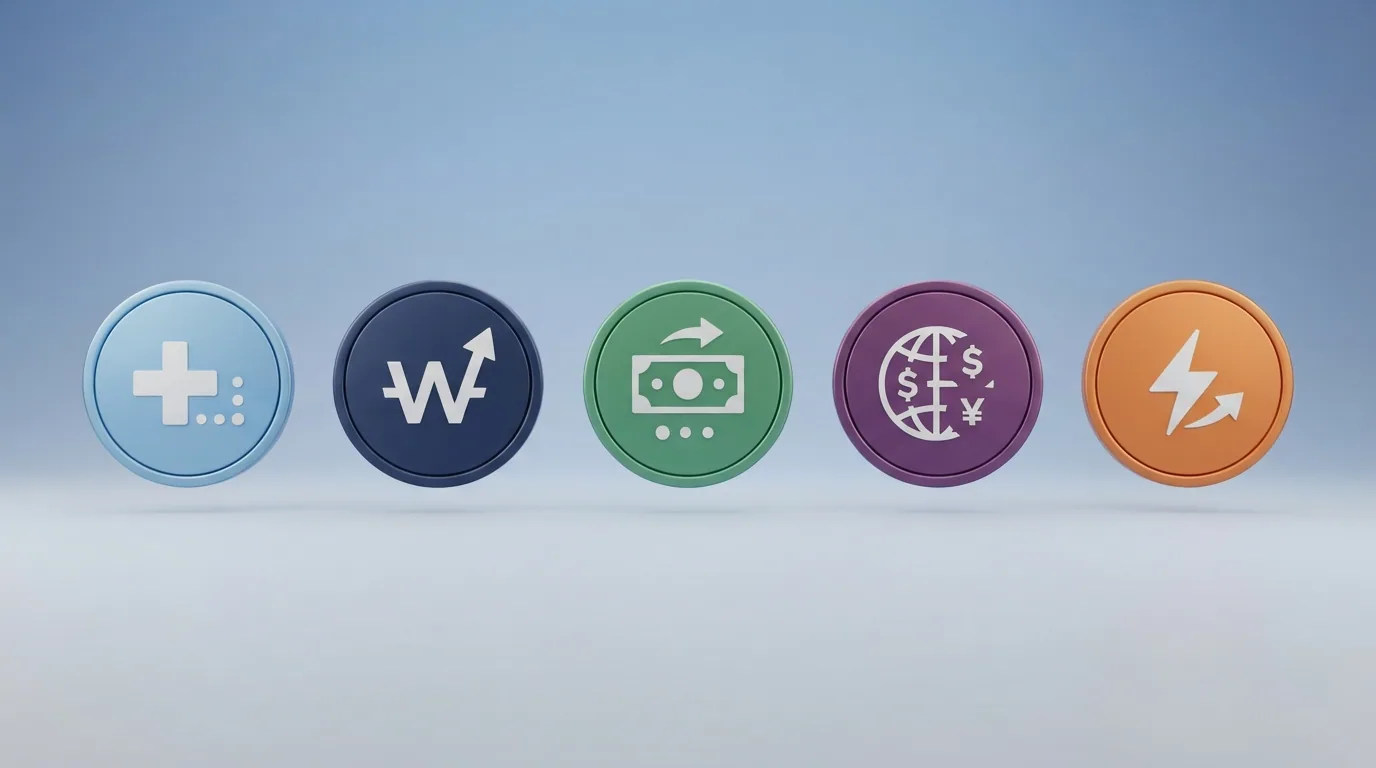 Logos von TWINT, PayPal, Trustly, Skrill und Neteller im Vergleich zur klassischen Banküberweisung