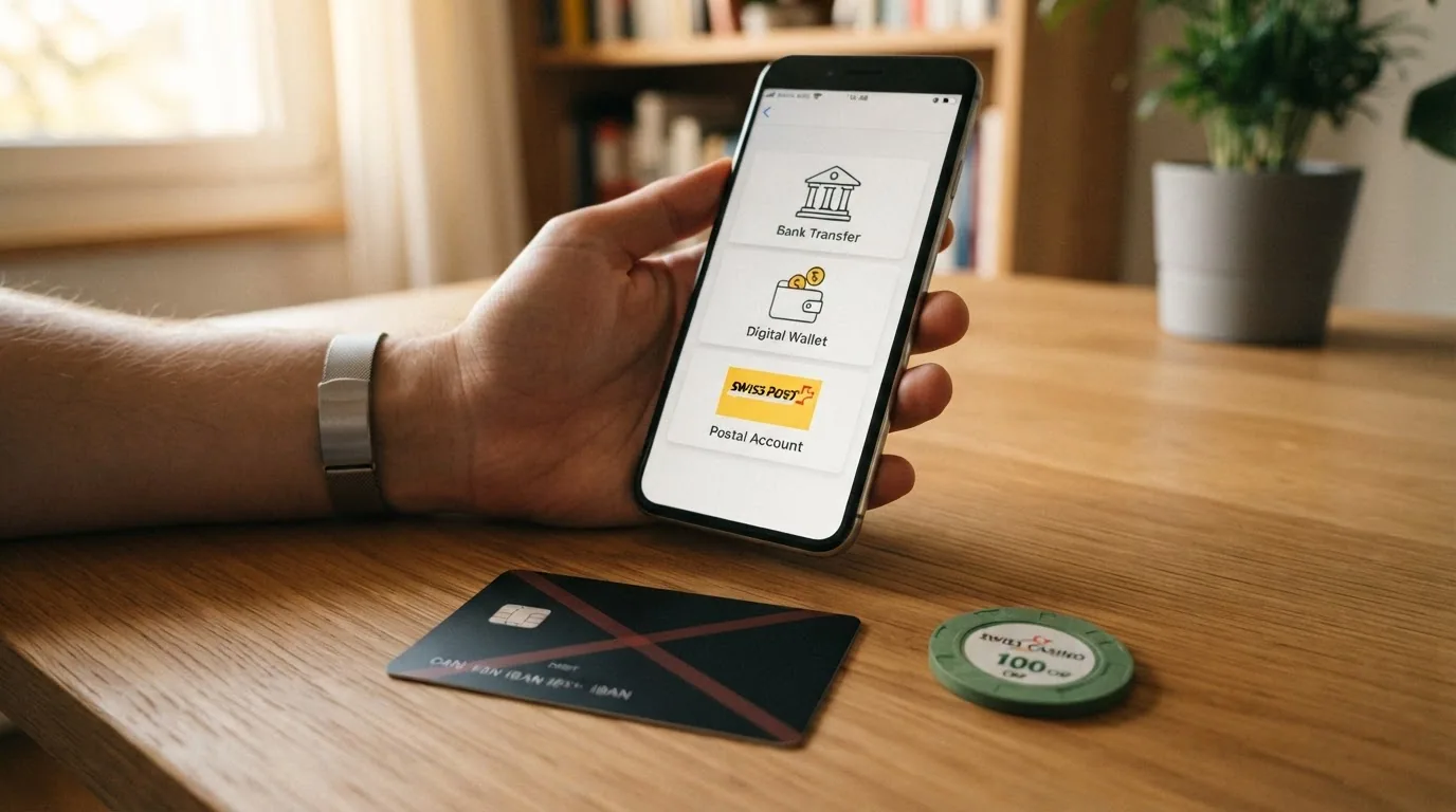 Mastercard-Karte durchgestrichen, daneben Banküberweisungs-Symbol und YAPEAL-Logo mit grünem Haken