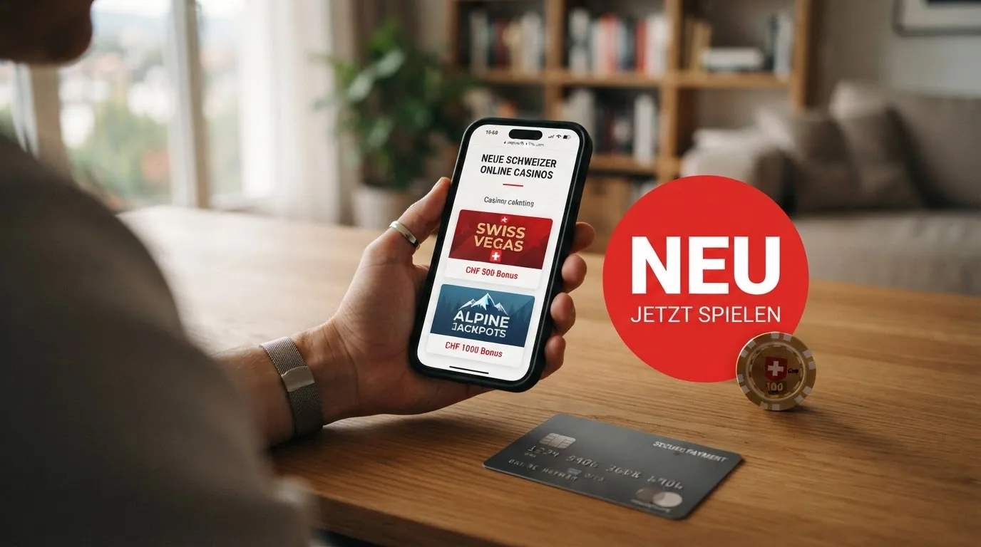 «Neu»-Button über Casino-Logos von Admiral.ch und GAMRFIRST