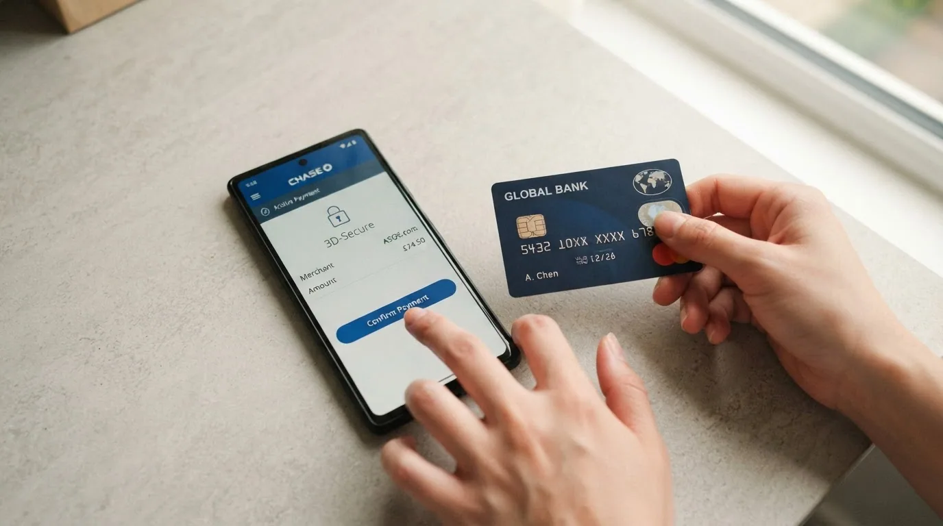 Der Kassenbereich eines Online-Casinos mit ausgewählter Visa-Option und einer danebenliegenden Revolut-Karte