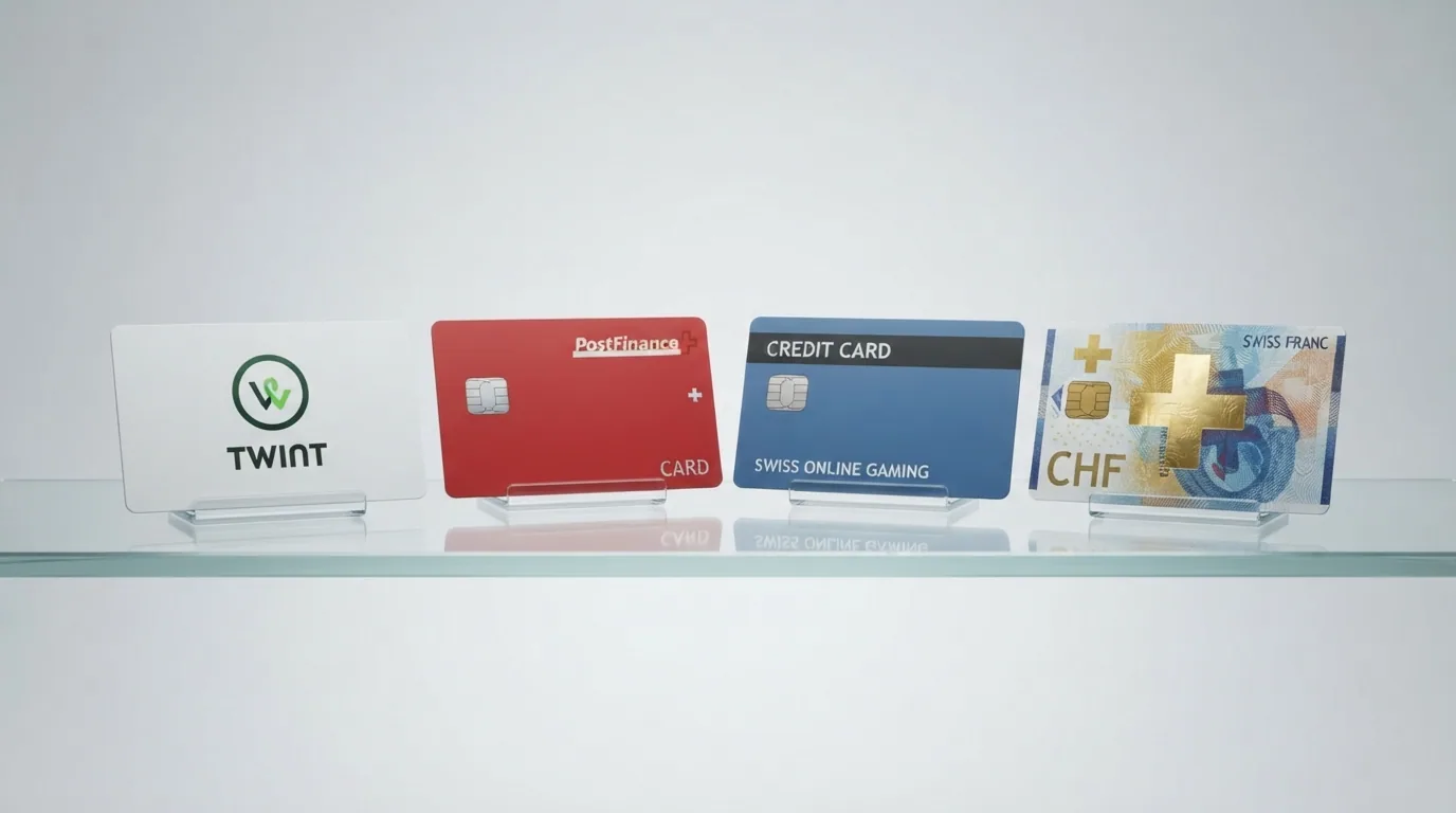 Die vier Logos von TWINT, PostFinance, Kreditkarte und Banküberweisung nebeneinander
