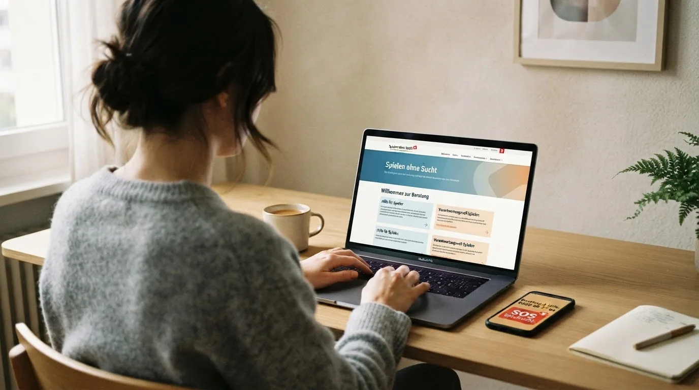 Eine stilisierte Darstellung eines Sperr-Buttons oder Schutzschildes mit dem Schweizerkreuz, daneben eine Hotline-Nummer