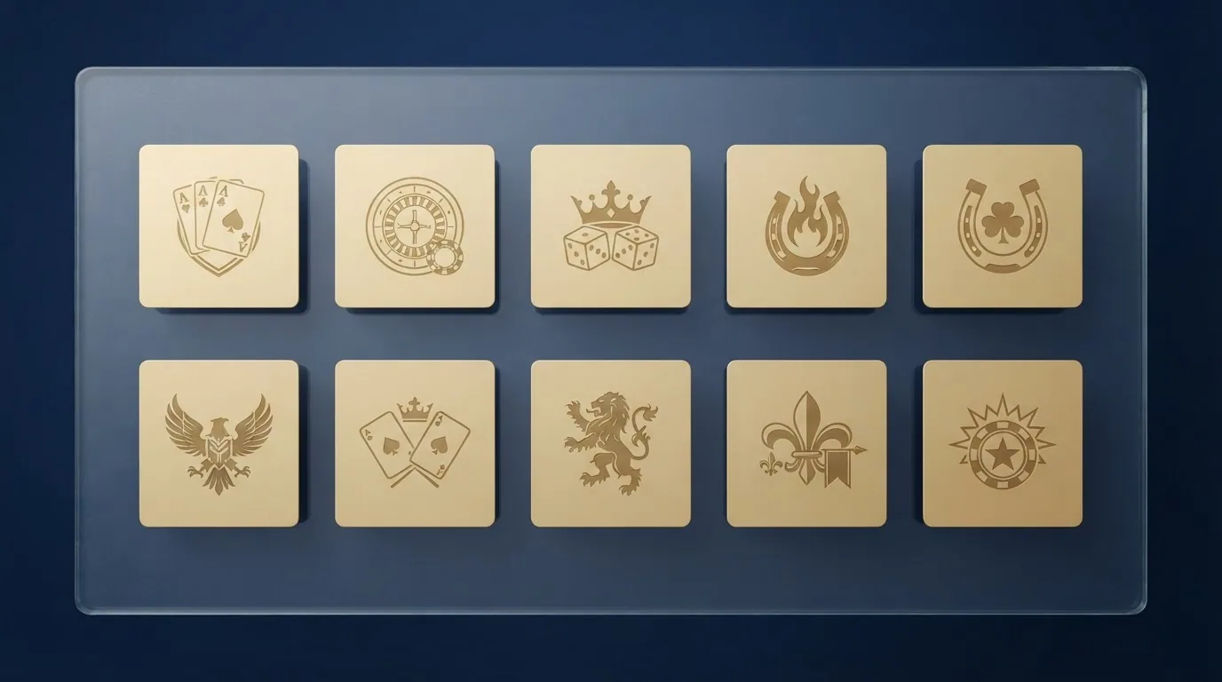Eine Übersichtstabelle mit den Logos der zehn geprüften Schweizer Online-Casinos